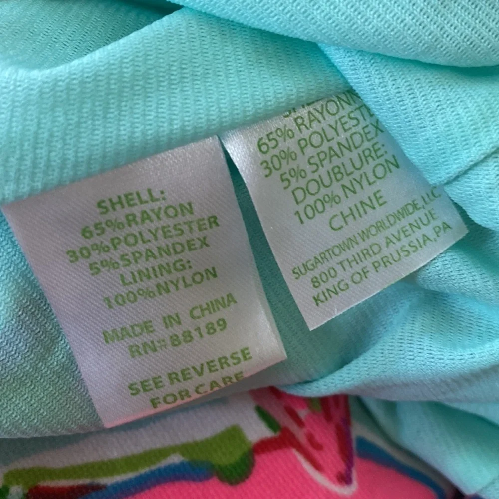 Lilly Pulitzer Multicolor Dress Size XS Mini Beachy Bright Fit and Flare‎ Short